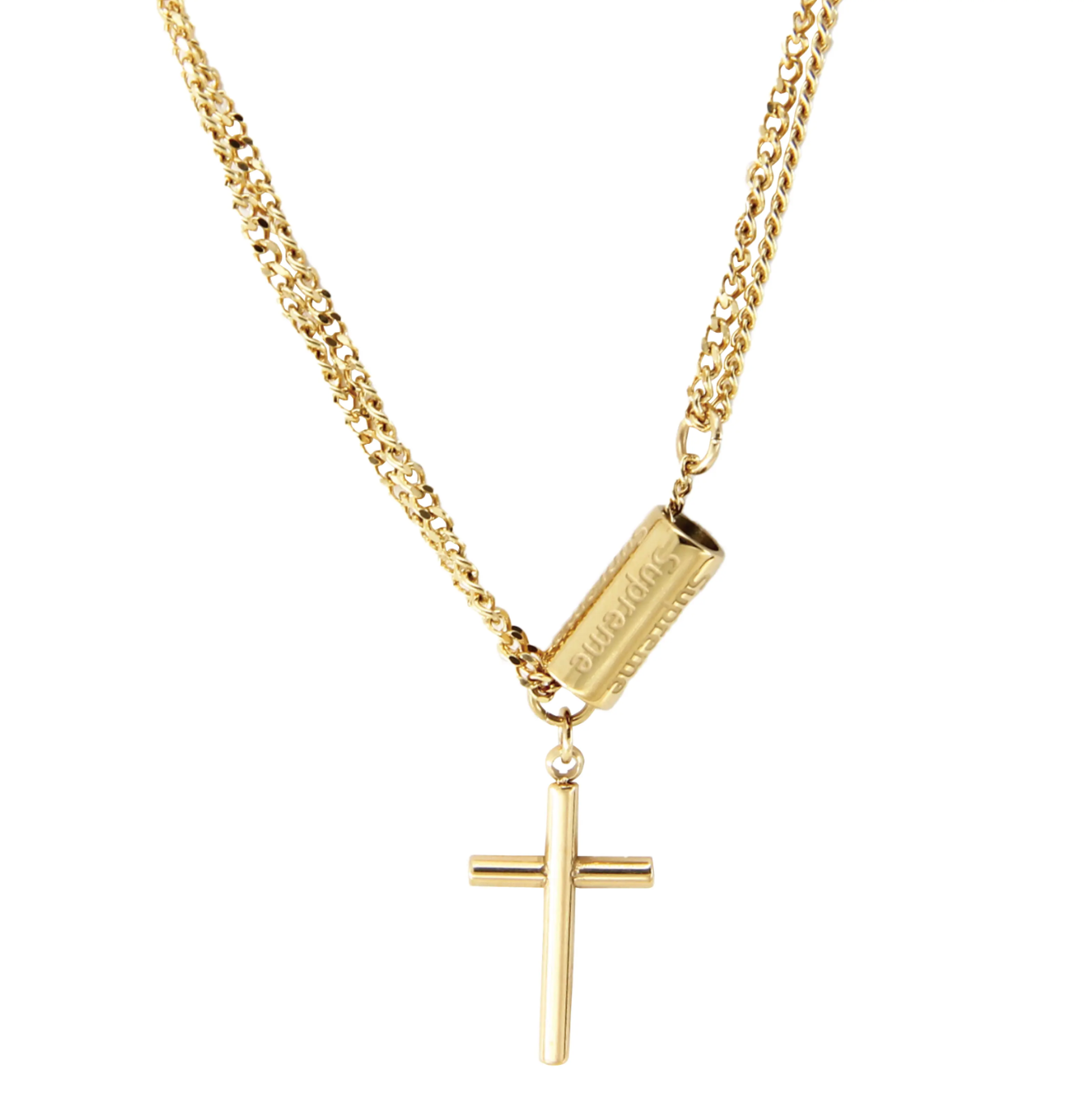 Sol Luna Cylindrical Cross Necklace