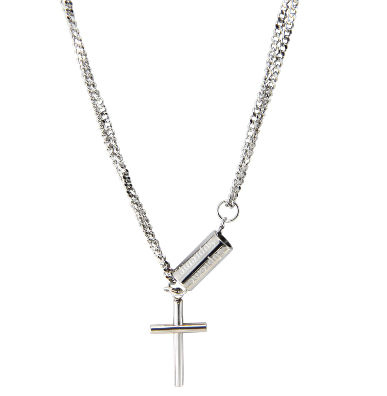 Sol Luna Cylindrical Cross Necklace