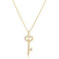 Celestial Key & Heart Necklace